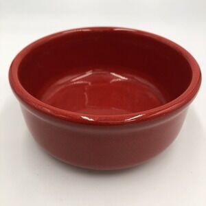 Waechtersbach Spain Solid Colours RED Coupe Soup Cereal Bowl 5.25" round pottery